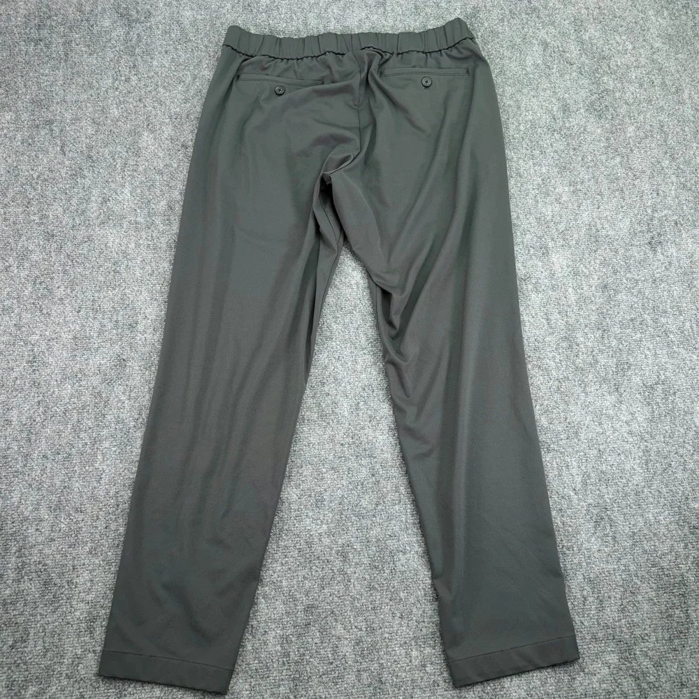 Bonobos Pants Men Large (34x30) Grey Off Duty Pant Drawstring Performance Golf